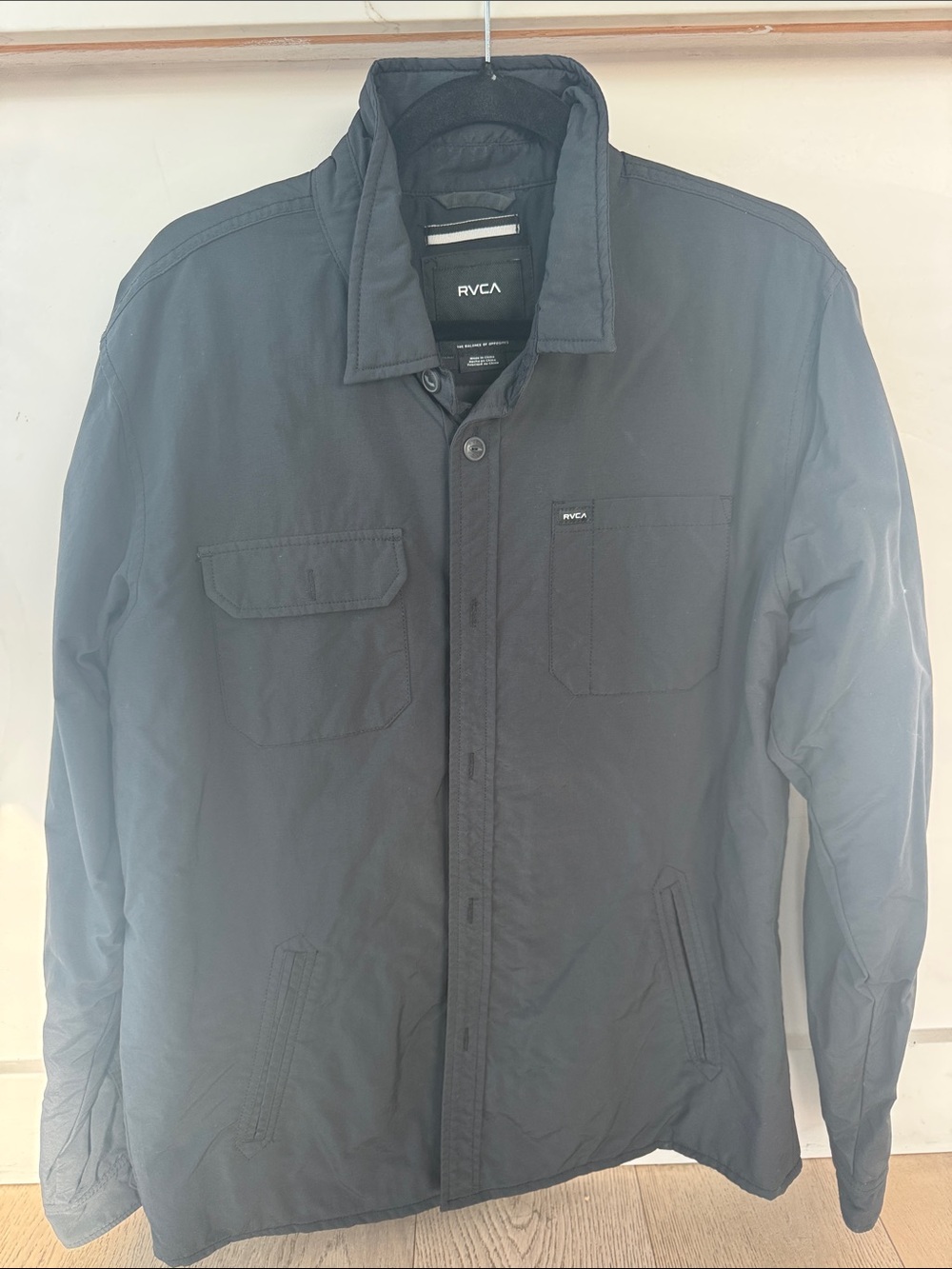 RVCA Black Lightweight Outdoor Shirt